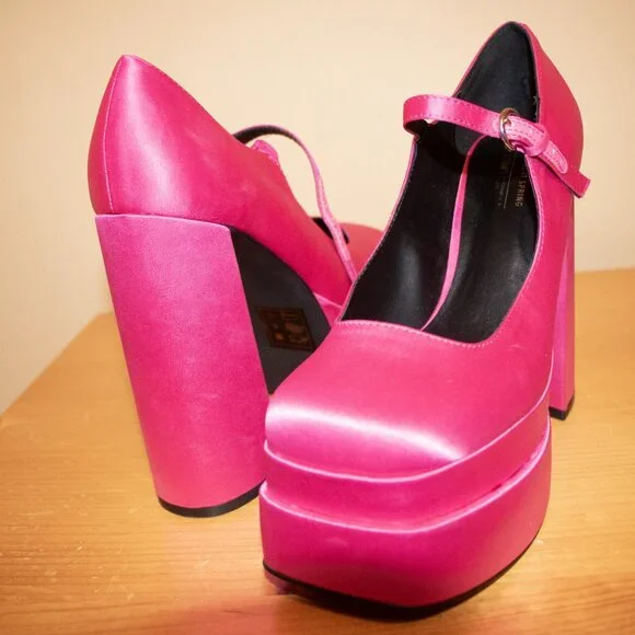 Call It Spring Pink Platform Heels - Picture 5 of 5